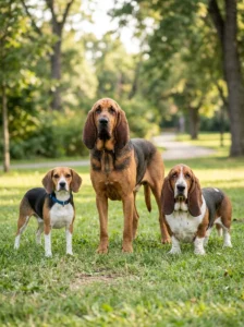 Comparison of Beagle and other scent hound breeds.