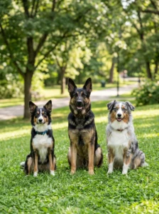 Border Collie with other popular herding breeds.