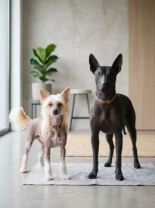 Hairless dog breeds suitable for allergy-conscious owners.