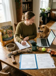 Planning finances before getting a dog.