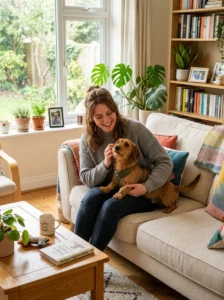 First-time owner with a Dachshund.