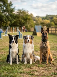Border Collie beside other popular herding dog breeds.