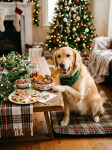 Safe holiday treats for dogs.