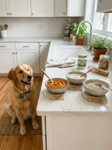 Ingredient substitutions for dogs with food sensitivities.