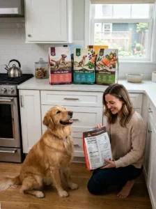 Looking beyond marketing claims when choosing dog food.