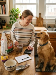 Treats should be included in a dog's daily calorie intake.
