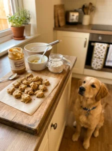 Safe ingredients and preparation guidelines for homemade dog treats.