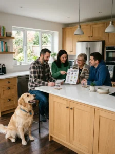 Teaching family members which foods are dangerous for dogs.