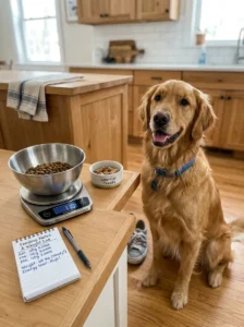 Healthy dog after making thoughtful treat and portion changes.