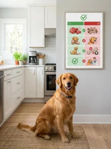 Quick reference guide for dog bone safety.