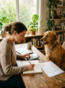 Planning veterinary costs for managing hip dysplasia in a dog.