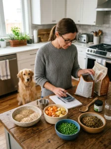 Comparing carbohydrate sources in grain-free dog food.