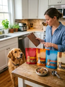 Comparing lower-calorie commercial dog treats.