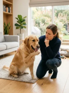 Subtle dog behaviors that can sometimes indicate pain.