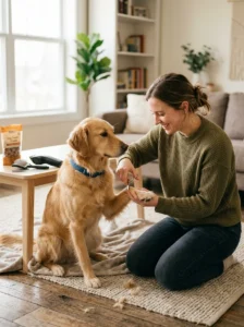 Starting dog clipping with a simple paw trim at home