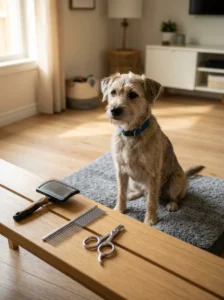 Building a dog grooming toolkit gradually based on individual needs