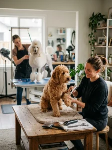 Comparing basic home dog clipping with professional grooming