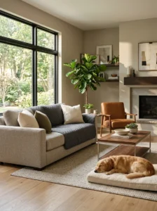 Pet-friendly furniture and fabrics that are easier to clean