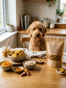 Homemade and store-bought turmeric dog treats compared
