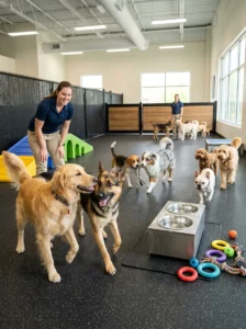 Close-contact dog environments where kennel cough can spread easily.