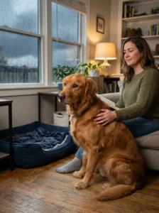 Avoiding behaviors that can make anxiety worse in dogs.