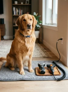 Battery and corded deshedding tools for dog grooming