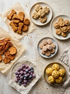 Seven easy homemade dog treat recipes made with just two ingredients.