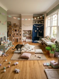 Ten cozy cat birthday party theme ideas with safe decorations